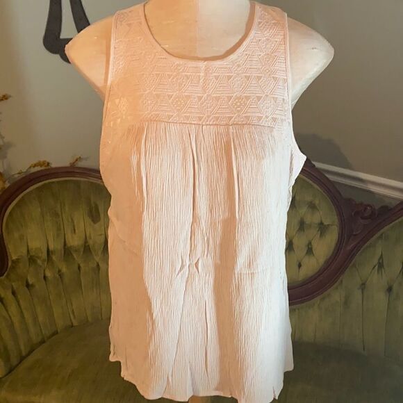 Mossimo, baby pink/sleeveless top. Women’s L. - Picture 1 of 4